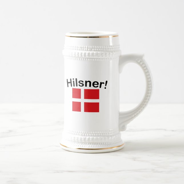 Caneca De Cerveja Hilsner! (Cumprimentos!) (Direita)