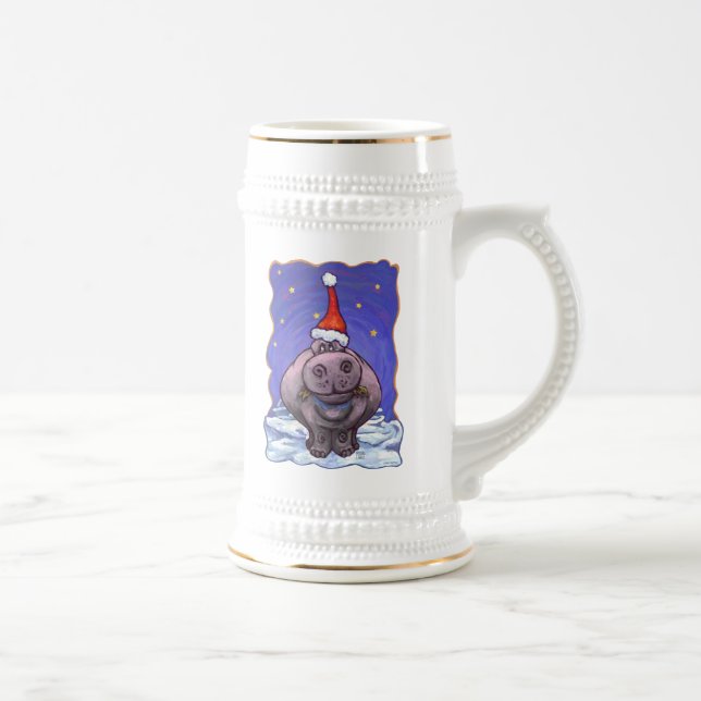 Caneca De Cerveja Hippopotamus Natal (Direita)