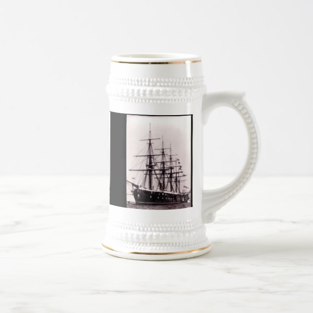 Caneca De Cerveja HMS Agincourt 1865 (Direita)