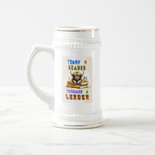 Caneca De Cerveja Hoje Um Leitor Amanhã Um Líder