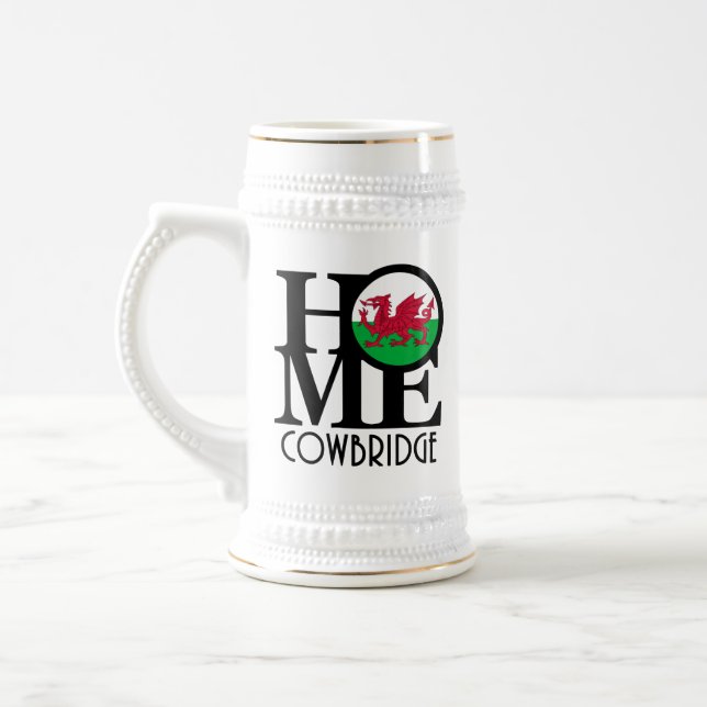 Caneca De Cerveja HOME Cowbridge Wales (Esquerda)