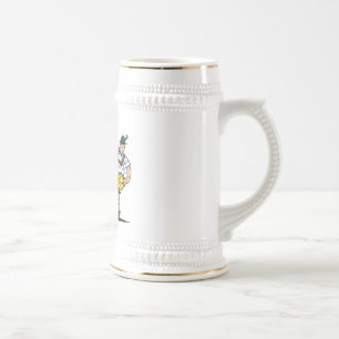 Caneca De Cerveja Homens felizes Oktoberfest dos Lederhosen da