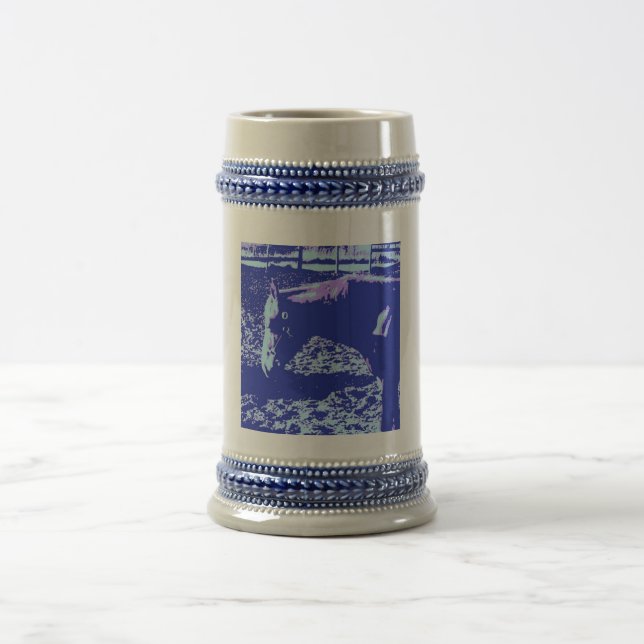 Caneca De Cerveja Horse Grazing Pop Art (Centro)