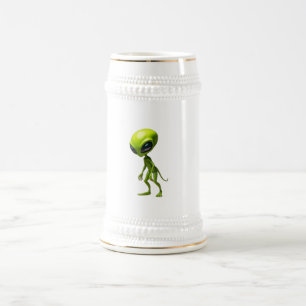 Caneca De Cerveja Humoide verde
