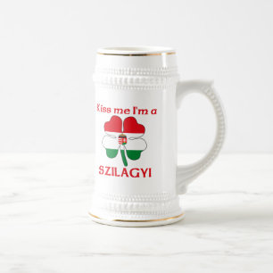 Caneca De Cerveja Húngaros personalizados beijam-me que eu sou