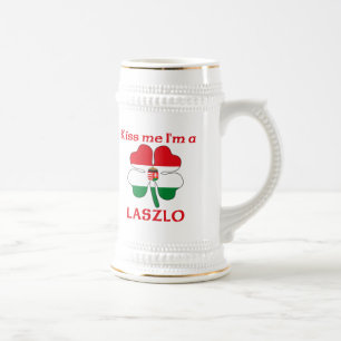 Caneca De Cerveja Húngaros personalizados beijam-me que eu sou