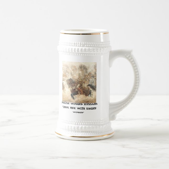 CANECA DE CERVEJA HUSSARS VOADOS POLIMENTO (Direita)