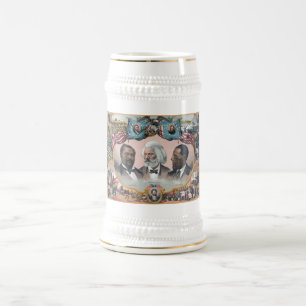 Caneca De Cerveja Ícones da História Negra: Com Frederick Douglass