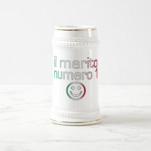 Caneca De Cerveja IL Marito Numero 1 - marido do número 1 no