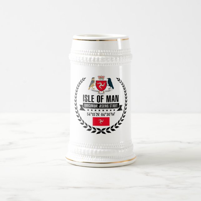Caneca De Cerveja Ilha de Man (Centro)