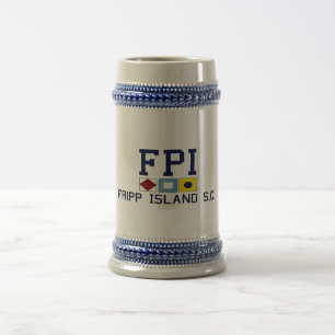 Caneca De Cerveja Ilha South Carolina de Fripp.