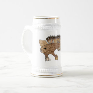 Caneca De Cerveja Ilustração de desenho animado artesanal