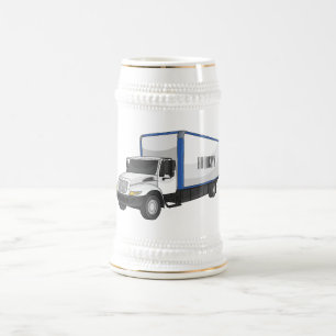 Caneca De Cerveja Ilustração de desenho animado de caminhão