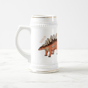 Caneca De Cerveja Ilustração de desenho animado de Kentrosaurus