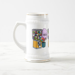 Caneca De Cerveja Ilustração de desenho animado doce