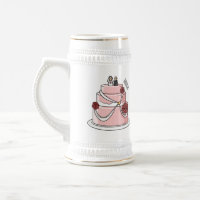 Ilustração de desenho de bolo de casamento