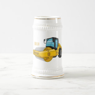 Caneca De Cerveja Ilustração de desenho em rolo de estrada