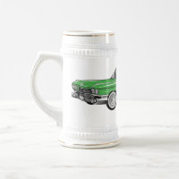 Ilustração do desenho animado Classic car 1959