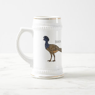 Caneca De Cerveja ilustração do desenho animado de aves de cocurasso