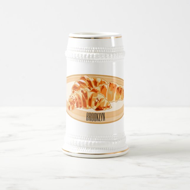 Caneca De Cerveja Imagem croissant (Centro)