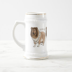 Caneca De Cerveja Imagem de desenho em quadrinhos grosseiros