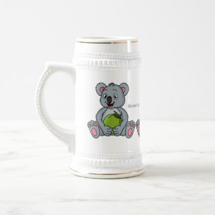 Caneca De Cerveja Imagem de desenhos em coala e coco