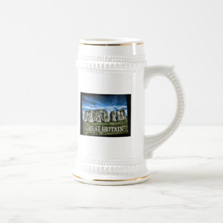 Caneca De Cerveja Imagem de Stonehenge com subtítulo Grâ Bretanha