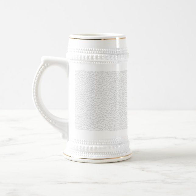 Caneca De Cerveja Imagem do couro branco (Esquerda)