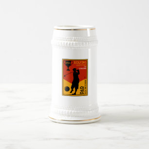 Caneca De Cerveja impressão de Golfe Clássico de 1930