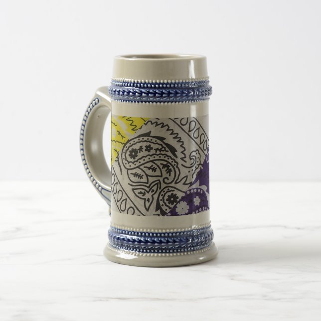 Caneca De Cerveja “Impressão do Palácio Real” (Frente Esquerda)