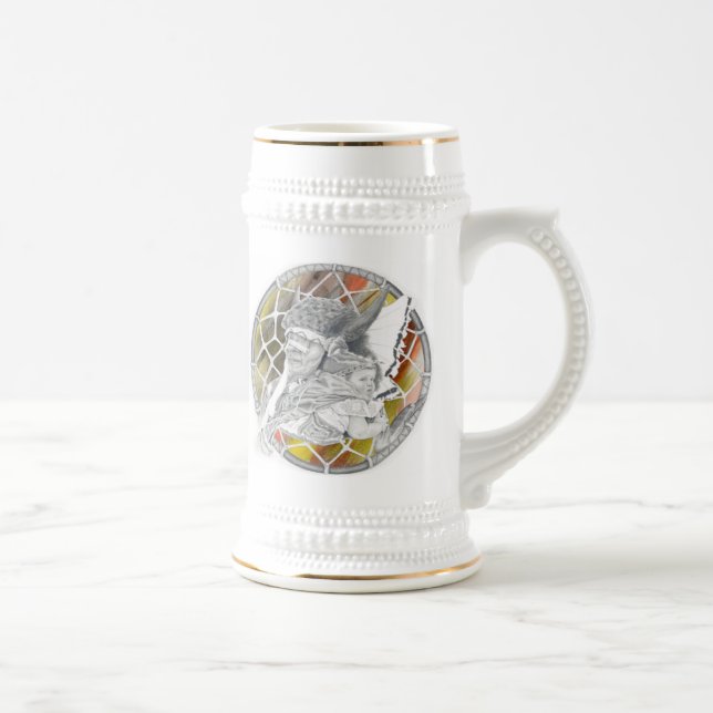 Caneca De Cerveja Indiano com bebê (Direita)