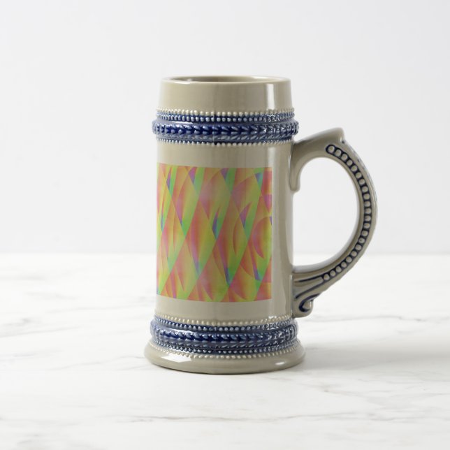 Caneca De Cerveja Interferência brilhante de Kenneth Yoncich (Direita)