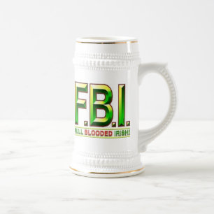 Caneca De Cerveja Irlandês completo de Blooded