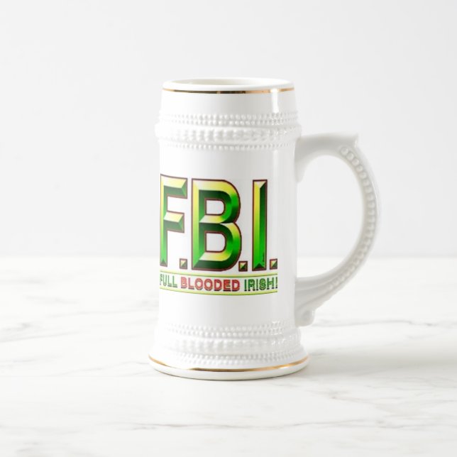 Caneca De Cerveja Irlandês completo de Blooded (Direita)