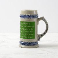 Caneca de cerveja irlandesa da bênção