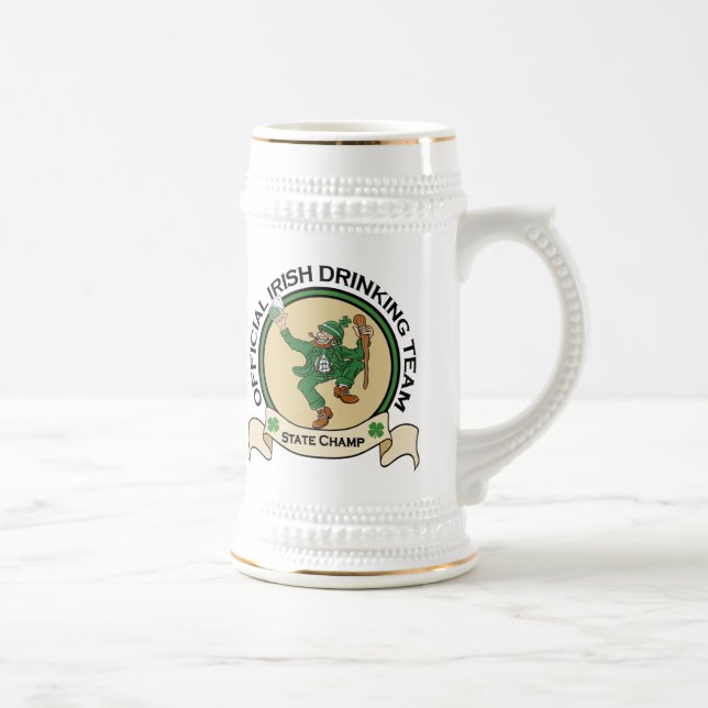 Caneca de cerveja irlandesa da cerveja da equipe (Direita)
