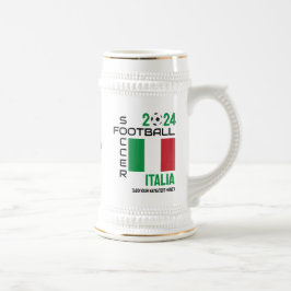 Caneca De Cerveja ITÁLIA ITÁLIA Futebol Personalizado 2024 Todos Os