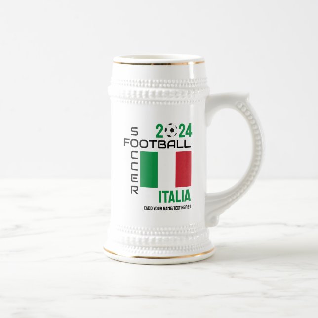 Caneca De Cerveja ITÁLIA ITÁLIA Futebol Personalizado 2024 Todos Os  (Direita)