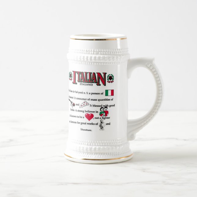 Caneca de cerveja italiana (Direita)