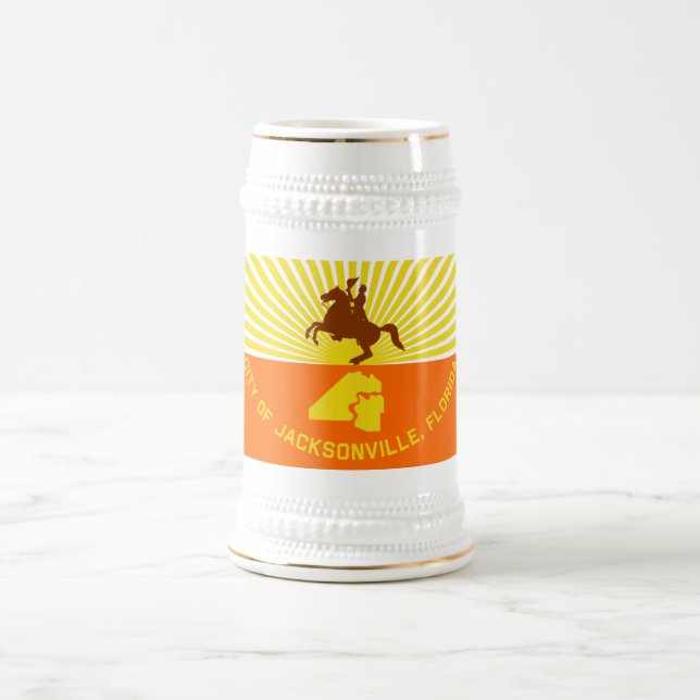 Caneca De Cerveja Jacksonville Flag (Centro)