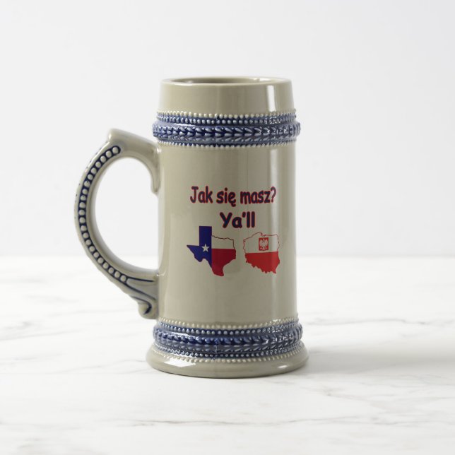 Caneca De Cerveja Jak Sie Mascz Ya'll (Esquerda)