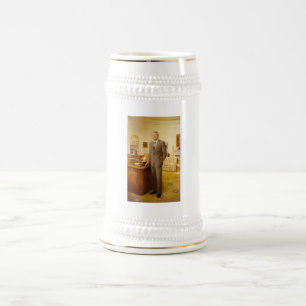 Caneca De Cerveja James Carter White House Retrato Presidencial