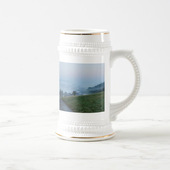 Caneca De Cerveja Jarro manhã de outono em Mittelgebirge, país de (Direita)
