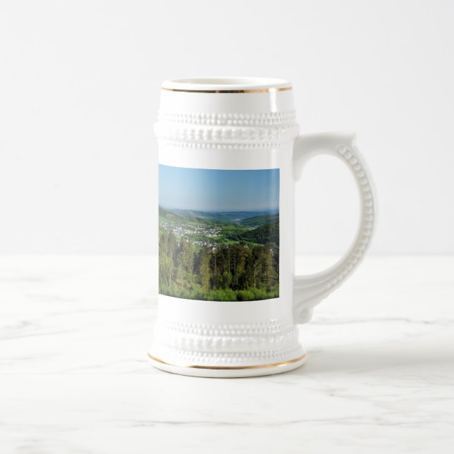 Caneca De Cerveja Jarro paisagem no país de vencedor, Hainchener (Direita)