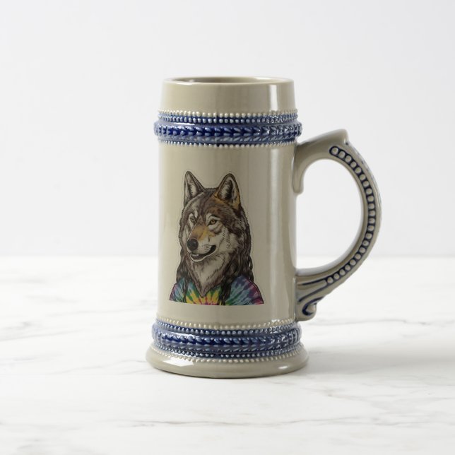 Caneca De Cerveja Jerry Garcia wolf (Direita)