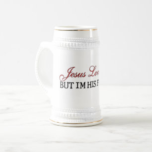 Caneca De Cerveja Jesus ama-o favorito