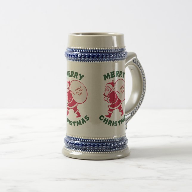 Caneca De Cerveja Jingle All The Way Cup (Frente Esquerda)