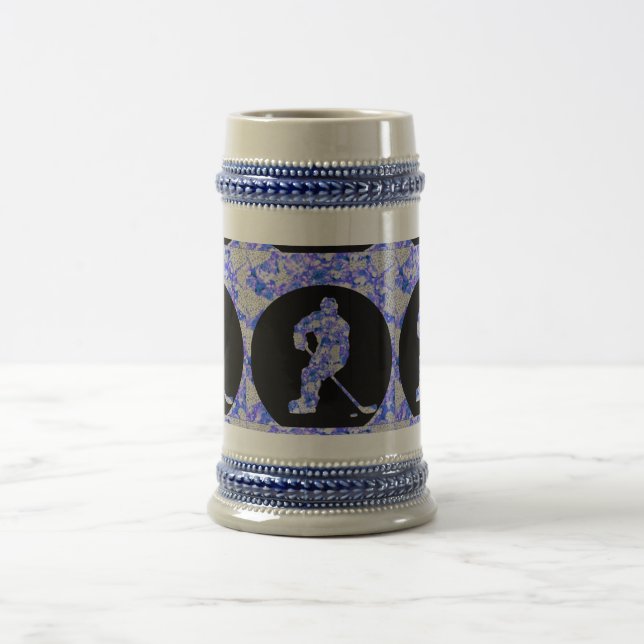 CANECA DE CERVEJA JOGADOR DE CHAVE AZUL (Centro)