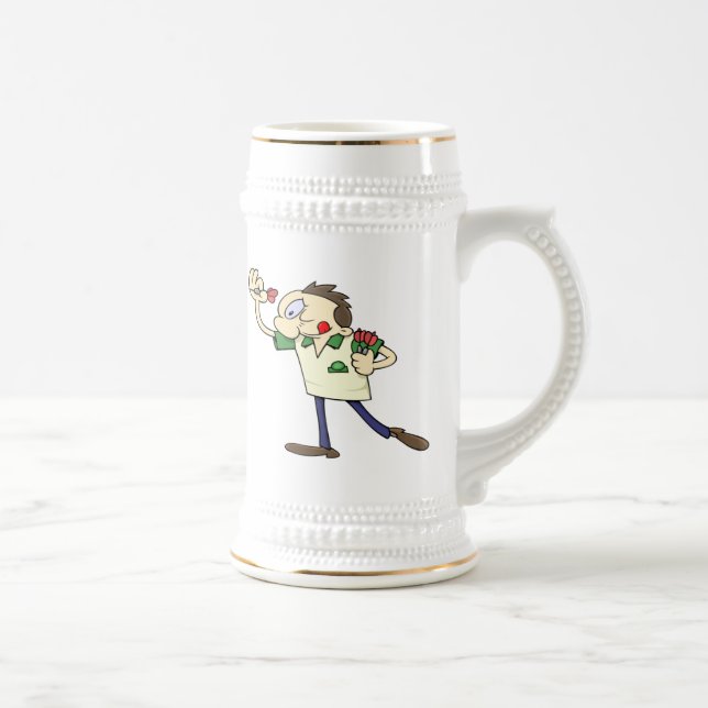 Caneca De Cerveja Jogador de dardos (Direita)