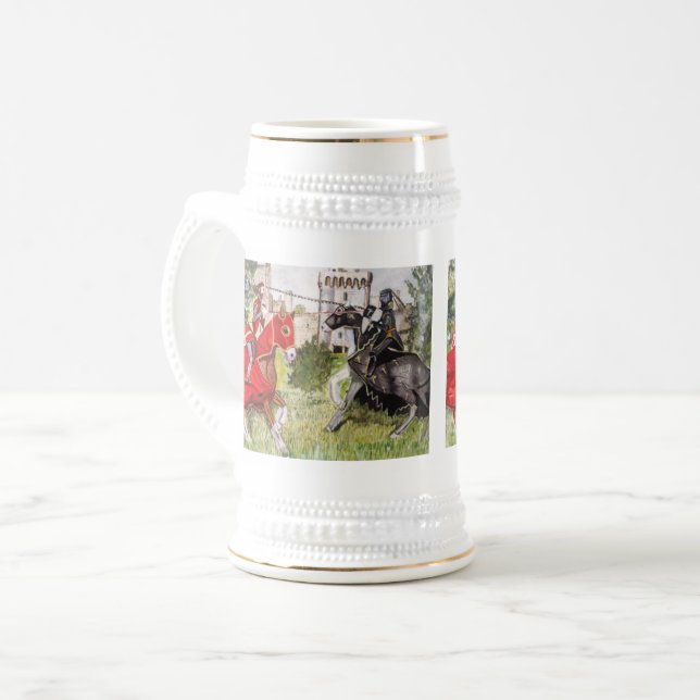 Caneca De Cerveja Joust Medieval em frente ao Castelo (Frente Esquerda)